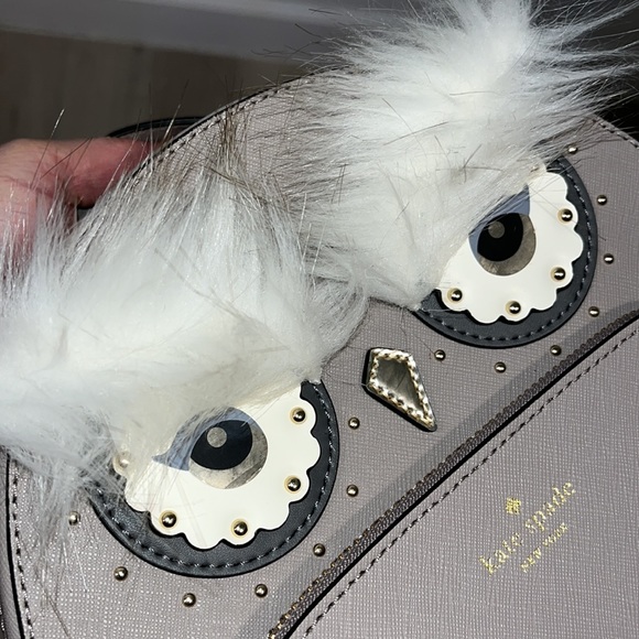 kate spade Star Bright Owl Tomi Leather Backpack - Picture 10 of 16